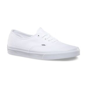 NWT Size 6(m)/7.5(w) White Authentic Vans